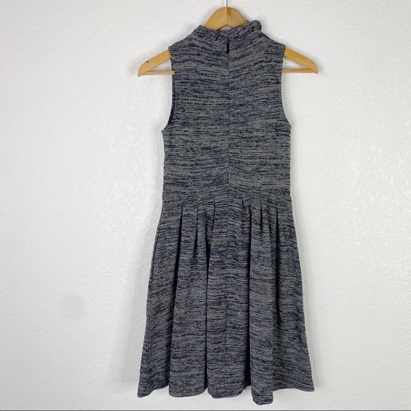 Anthropologie Ganni Textured Ruffle Neck Sleeveless Dress - Picture 9 of 9